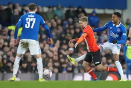 Luke Berry weaves his way through midfield