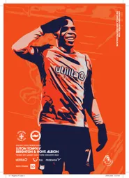 Programme: Luton Town FC vs Brighton & Hove Albion (30th Jan 2024)