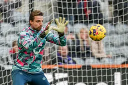 Tim Krul during the warmups