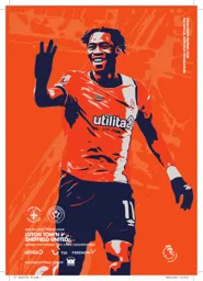 Programme: Luton Town FC vs Sheffield United (10th Feb 2024)