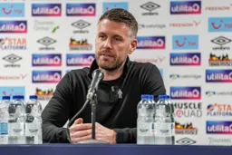 Rob Edwards at his press conference