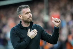 Rob pleased with the point