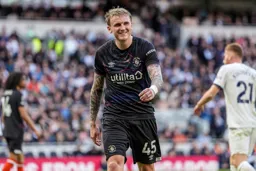 Alfie Doughty looks happy