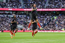 Tahith Chong celebrates