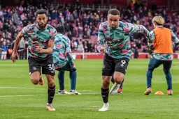Carlton and Andros warming up