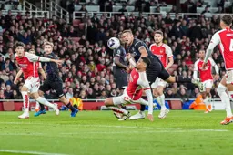 Carlton Morris getting blocked off