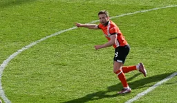 Jordan Clark celebrating