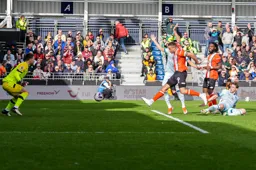 Carlton Morris with the equaliser