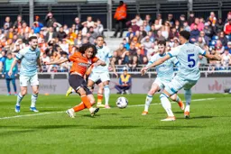 Tahith Chong shoots for goal