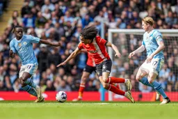 Tahith Chong sent flying