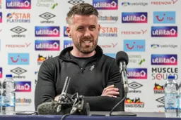 Rob at after match press conference