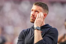 Rob wipes away a tear