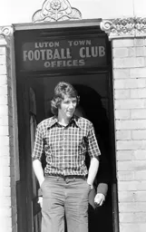 Adrian Alston in doorway