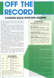 Bud Aherne Off The Record 1990