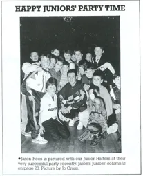 Jason Rees With Junior Hatters 1991