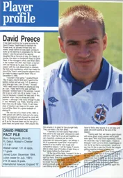 David Preece Profile 1991