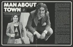 Phil OConnor Man About Town Programme Article 1973
