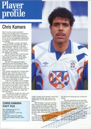 Chris Kamara Profile 1991