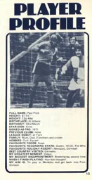 Paul Price Profile Programme Article 1977