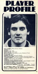 Milija Aleksic Profile Programme Article 1977