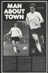 Don Shanks Man About Town Programme Article 1973
