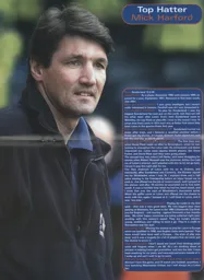 Mick Harford Top Hatter 2001/2002