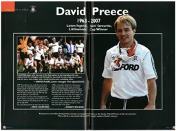 David Preece Memorial Article Match Programme 2007