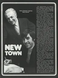 Barry Butlin New Town Programme Article 1972