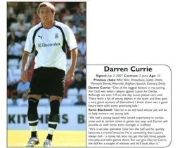 Darren Currie Signs 07/08