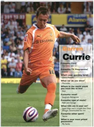 Darren Currie Favourite Things 07/08