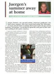 Juergen Sommer Interview 1992