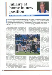 Julian James Interview 1992