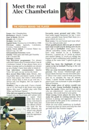 Alec Chamberlain Interview 1993