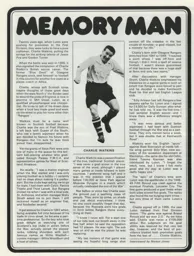 Charlie Watkins Memory Man Programme Article 1972