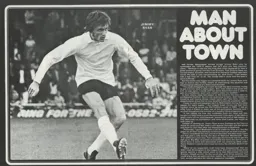 Jimmy Ryan Man About Town Programme Article 1972