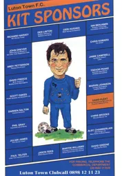 David Pleat Kit Sponsorship 1993