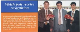 Hartson Receives Wales Youth Caps 1993