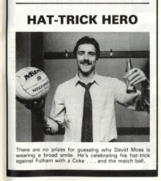 David Moss Hat-Trick Hero 1980