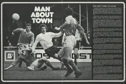 Vic Halom Man About Town Programme Article 1972