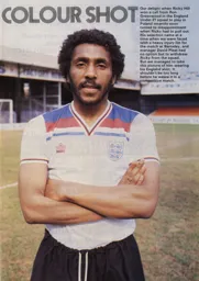 Ricky Hill Celebrates England U21 Call Up