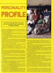 David Pleat Personality Profile 1982