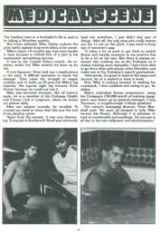 Mike Saxby Medical Scene 1982