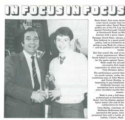 Mark Watts Receives Champagne After Debut 1983