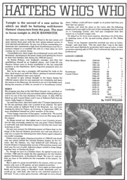 Jack Bannister Hatters Whos Who 1983