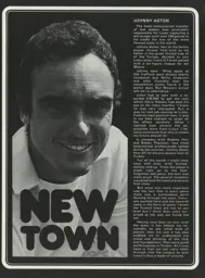 John Aston New Town Programme Article 1972