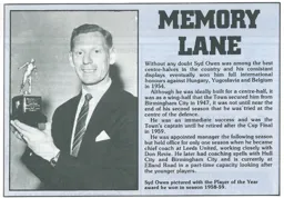 Syd Owen Memory Lane 1983