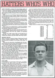 Wally Shanks Hatters Whos Who 1983