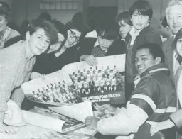 Brian Stein Signs Autographs For Fans 1984