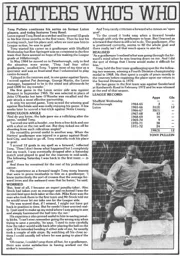 Tony Read Hatters Whos Who 1984