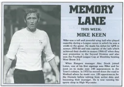 Mike Keen Memory Lane 1984